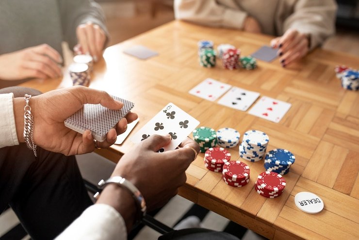 Studio live dealer Dream Gaming dengan multi-kamera dan dealer profesional di candu 123